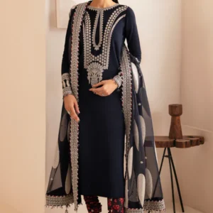 Unstitched Muzlin Lawn 3 Piece Suit