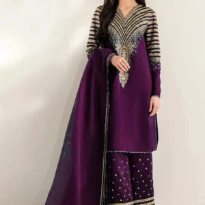 Unstitched Muzlin Lawn 3 Piece Suit