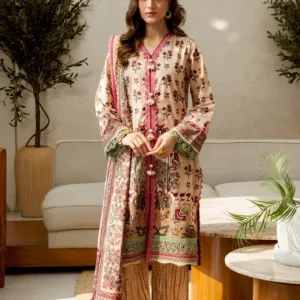 Printed Unstitched 3PC