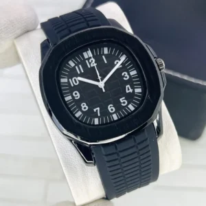 Watch For Mens Nautilus Design Rubber Strap